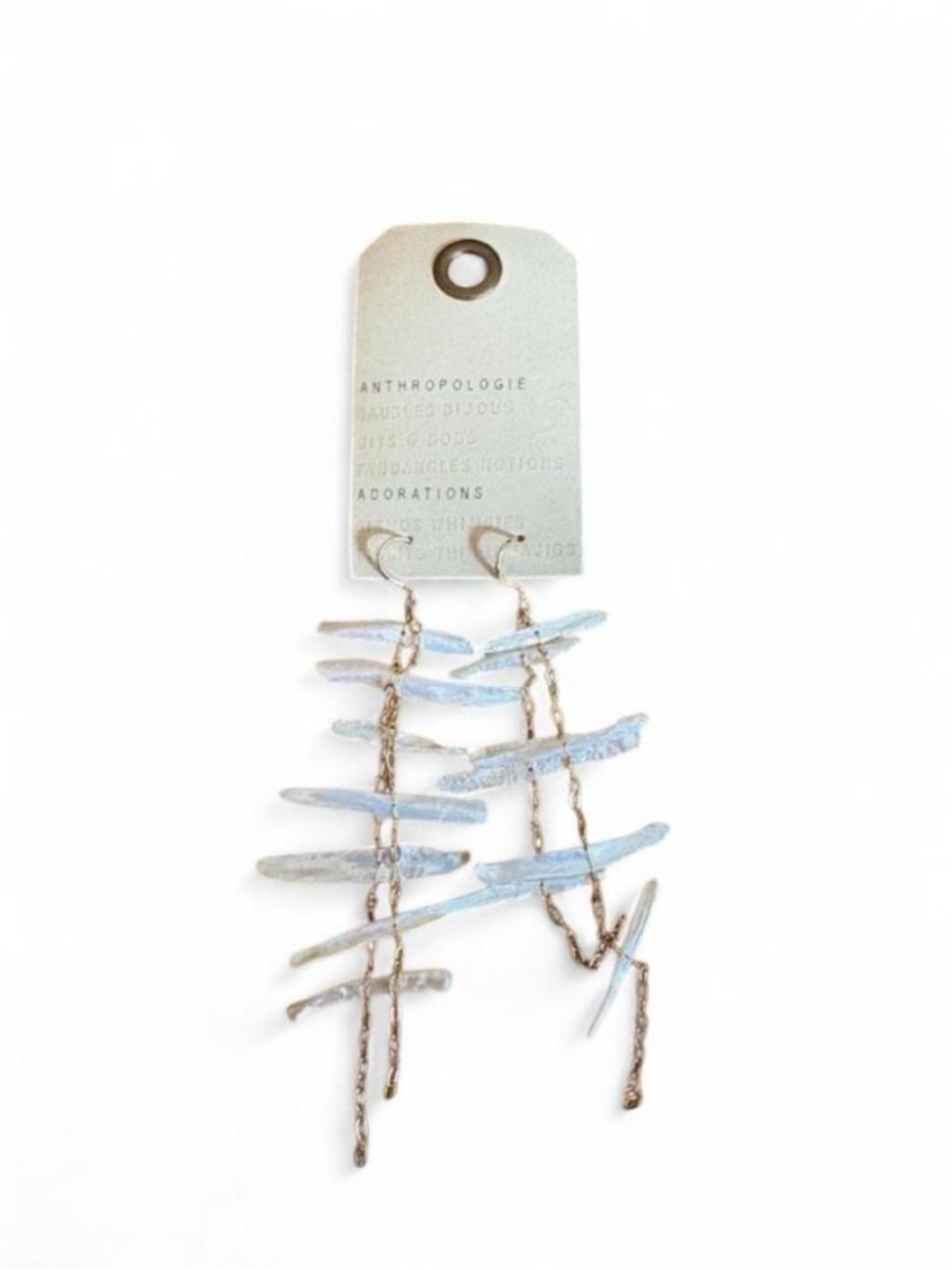 Anthropologie Pearl Dangle Earrings